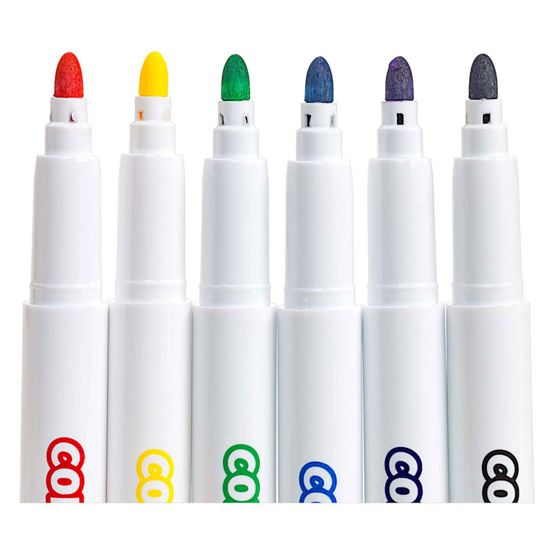 Load image into Gallery viewer, Colorations - textielstiften primaire kleuren - 6 kleuren