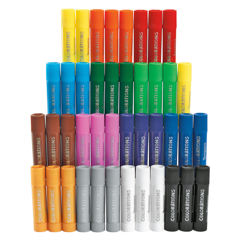 Afbeelding laden in galerijviewer, Colorations - tempera verfsticks in 14 kleuren - 42st.