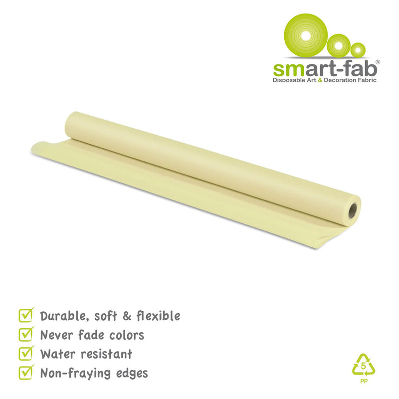 Afbeelding laden in galerijviewer, Smart fab rol 0,61 x 5,5m - creme