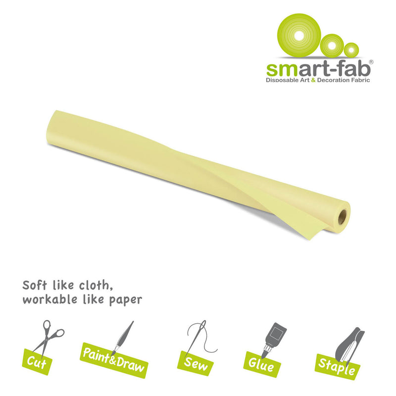 Afbeelding laden in galerijviewer, Smart fab rol 0,61 x 5,5m - creme