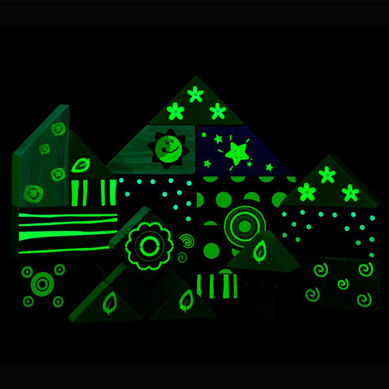 Load image into Gallery viewer, Wonderworld Bouwblokken Glow in the Dark