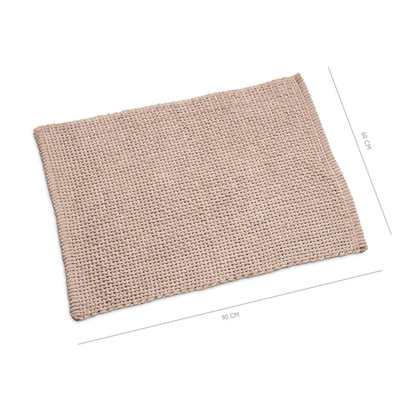 Load image into Gallery viewer, Wicotex badmat classic braid 60x90cm taupe