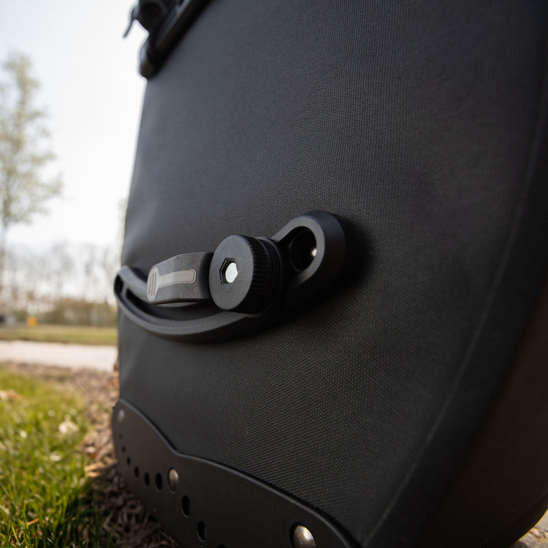 Load image into Gallery viewer, Lynx fietstas enkel tpu 28l zwart waterdicht e-bike hayes
