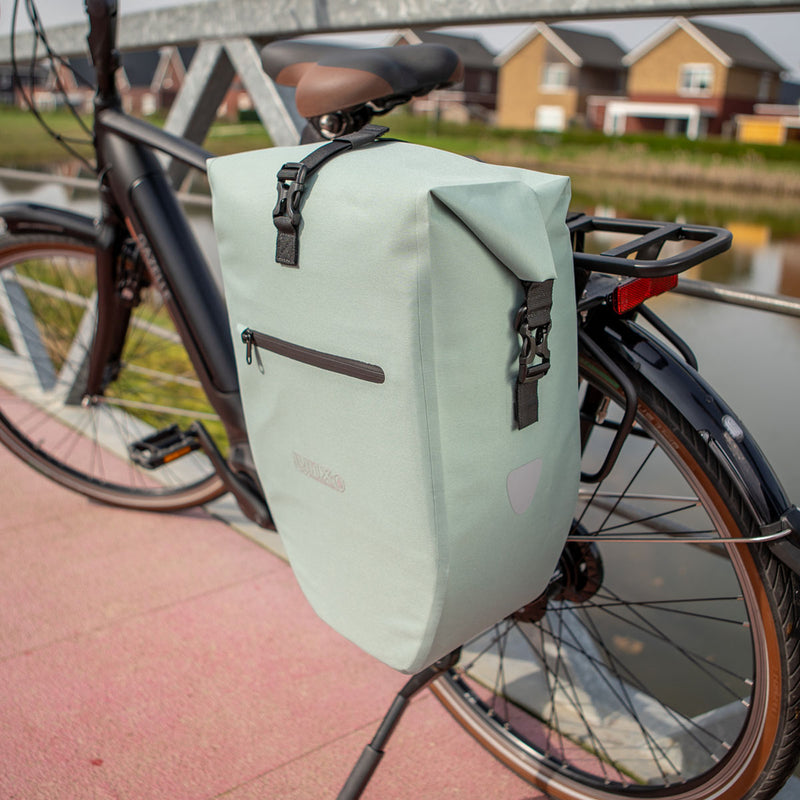 Load image into Gallery viewer, Lynx fietstas enkel tpu 28l mintgoen waterdicht e-bike hayes