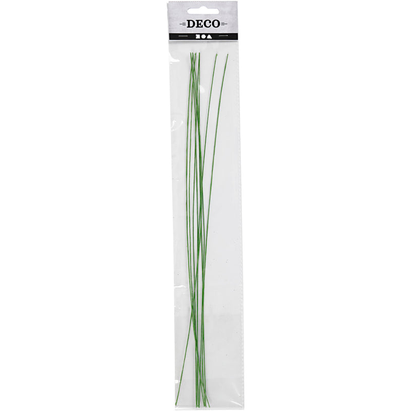 Load image into Gallery viewer, Creativ company https: www.cchobby.nl bloemsteeldraad-l-30-cm-d-0-6-mm-groen-20-stuk-1-doos