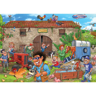 Load image into Gallery viewer, Jumbo wasgij puzzel een gelukkige oogst 1000st