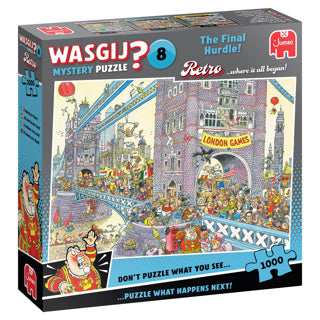 Afbeelding laden in galerijviewer, Merkloos sans marque wasgij retro mystery 8 legpuzzel - de laatste horde!, 1000st.