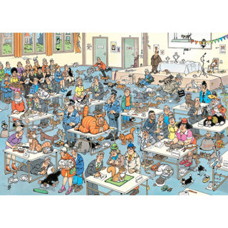 Load image into Gallery viewer, Jan van haasteren legpuzzel - de kattenshow - 1000st.