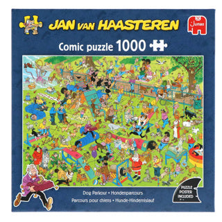 Load image into Gallery viewer, Jumbo jan van haasteren legpuzzel - hondenparcours, 1000st.