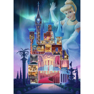 Load image into Gallery viewer, Ravensburger puzzel disney castles cinderella 1000 stukjes