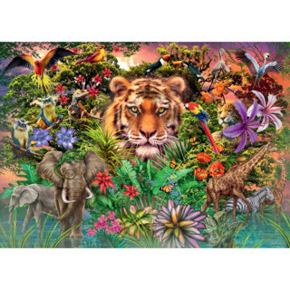 Load image into Gallery viewer, Ravensburger | puzzel | jungle tiger | 1000 stukjes