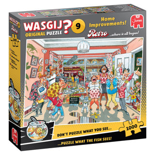 Load image into Gallery viewer, Wasgij retro original 9 legpuzzel - klein verbouwinkje, 1000st.