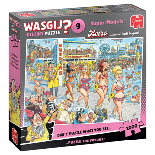 Load image into Gallery viewer, Merkloos sans marque wasgij - puzzel - retro topmodellen - 1000 stukjes