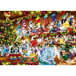 Afbeelding laden in galerijviewer, Disney ravensburger puzzel sneeuwbalparadijs 1000 stukjes