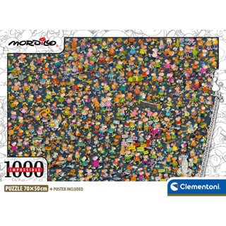 Afbeelding laden in galerijviewer, Imp clementoni puzzel ossible mordillo | 2 stuks