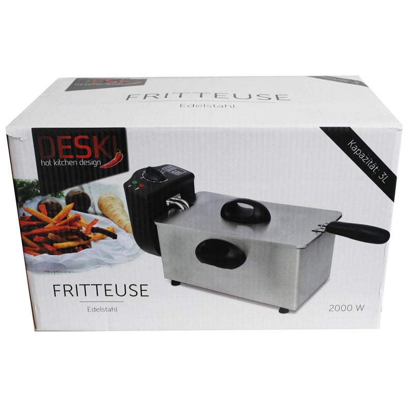 Load image into Gallery viewer, Deski friteuse rvs 3 liter 2000w