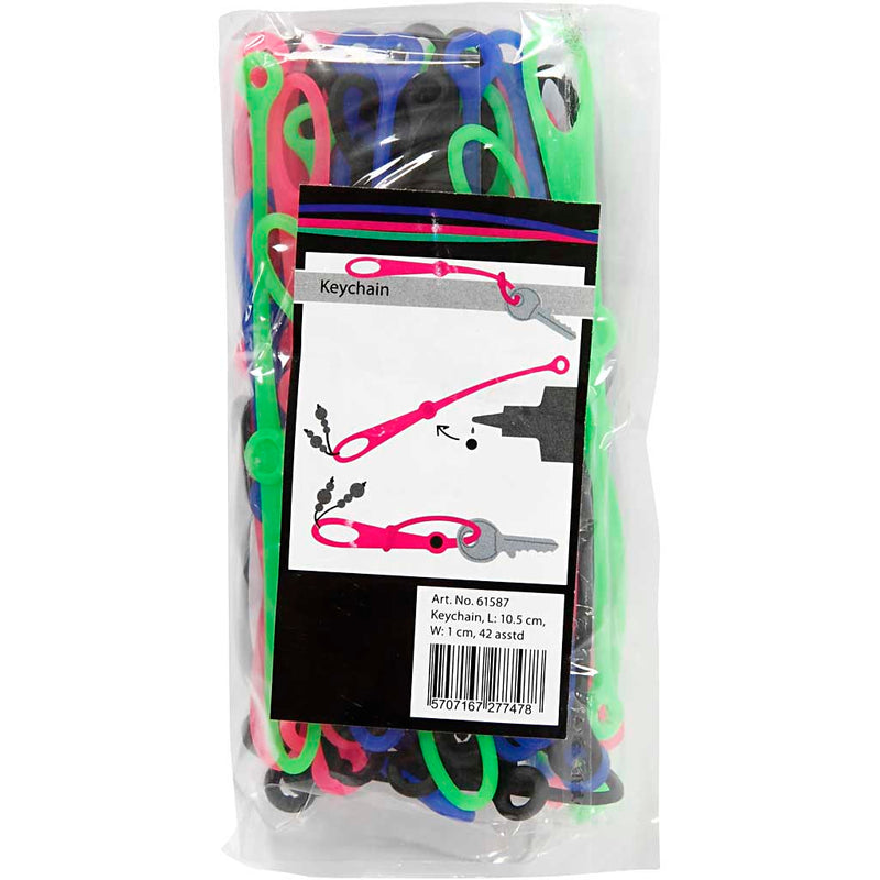 Afbeelding laden in galerijviewer, Https: www.cchobby.nl sleutelhanger-l-10-5-cm-b-1-cm-45-stuk-1-doos