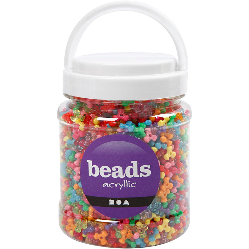 Afbeelding laden in galerijviewer, Https: www.cchobby.nl tri-kralen-mix-d-10-mm-gatgrootte-2-mm-ca-2800-stuk-diverse-kleuren-385-gr-700-ml-1-doosje
