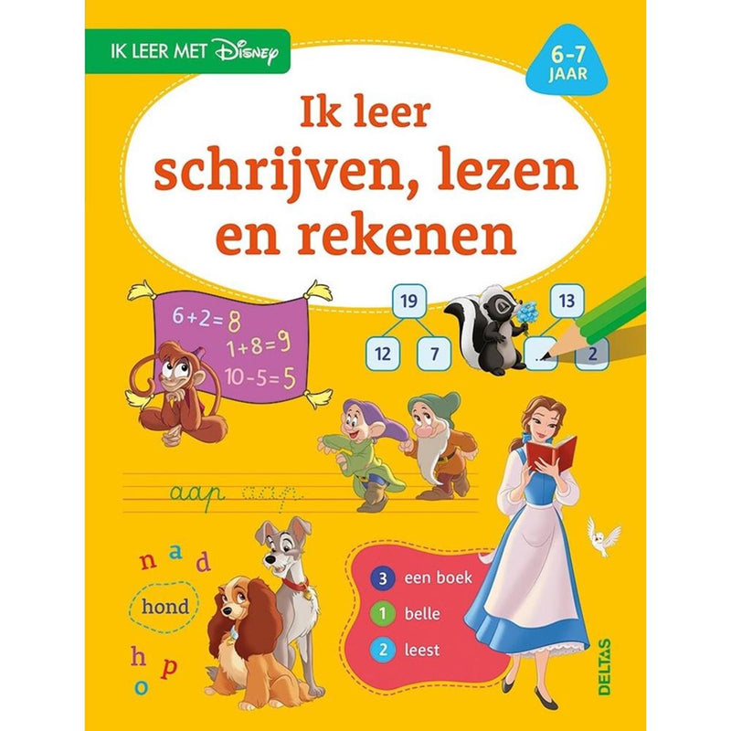 Load image into Gallery viewer, Deltas disney ik leer schrijven, lezen en rekenen (6-7 j.)