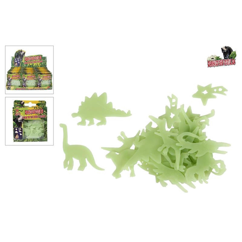 Afbeelding laden in galerijviewer, Dinoworld glow in the dark dinosaurus