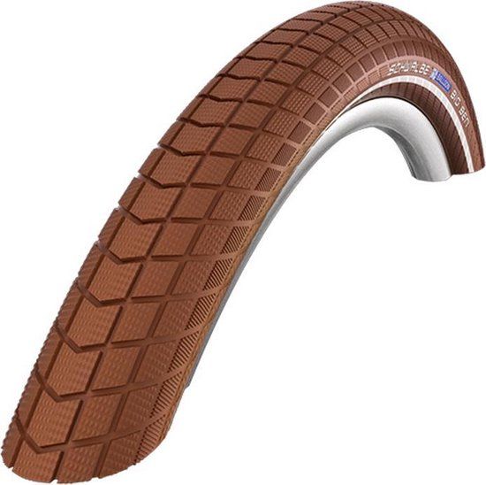 Load image into Gallery viewer, Buitenband: Schwalbe Big Ben (K-guard) Kleur: Bruin met reflectie Maat: 28x2.00 ETRTO 50-622