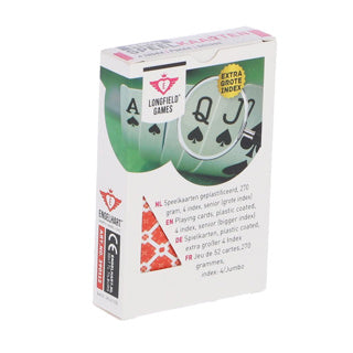 Load image into Gallery viewer, Speelkaarten senior extra grote tekens - kaartspel | 5 stuks