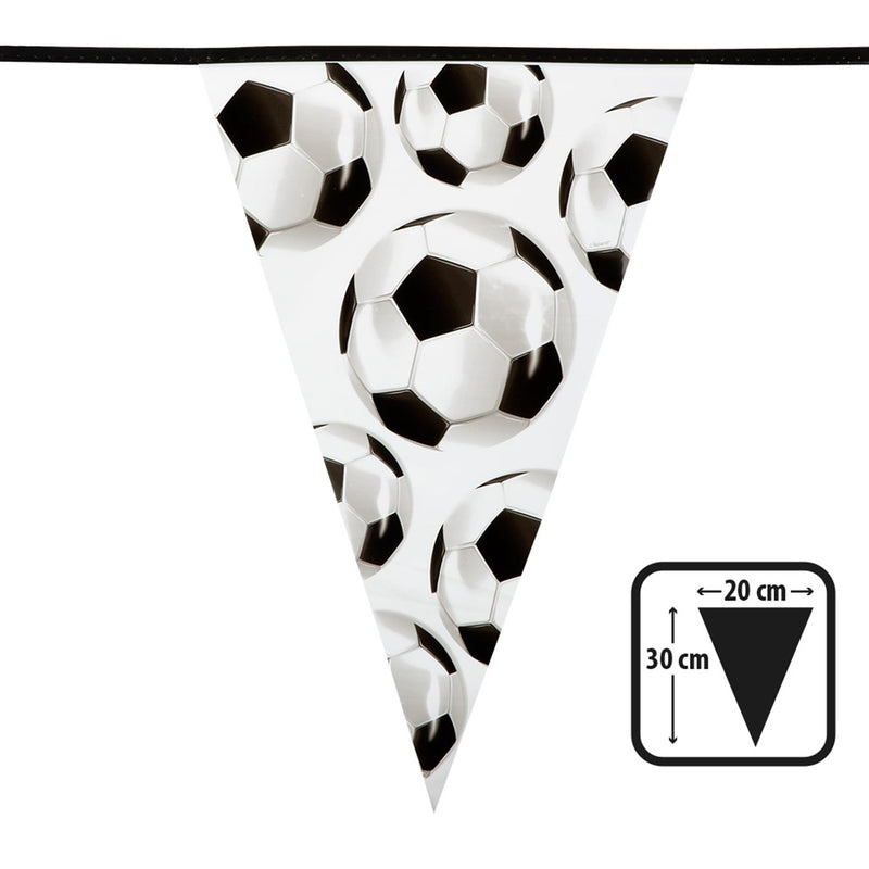Load image into Gallery viewer, Boland vlaggenlijn voetbal puntvlaggen, 6mtr.