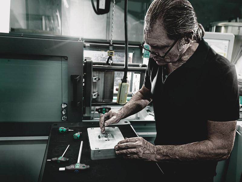 Load image into Gallery viewer, Wera 454 10 HF Set Imperial 1 Stiftsleutelset T-greep H