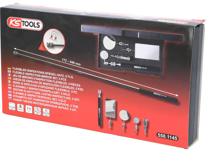 Load image into Gallery viewer, Ks tools inspectiespiegel set workshop mirror set .
