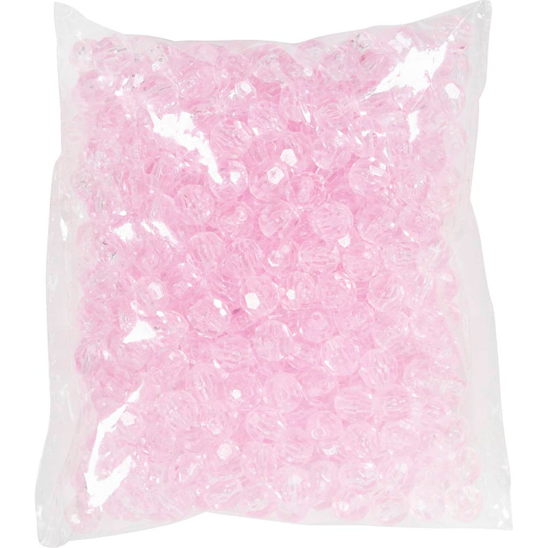 Afbeelding laden in galerijviewer, Https: www.cchobby.nl facet-glaskralen-d-8-mm-gatgrootte-1-mm-roze-100-gr-1-doos