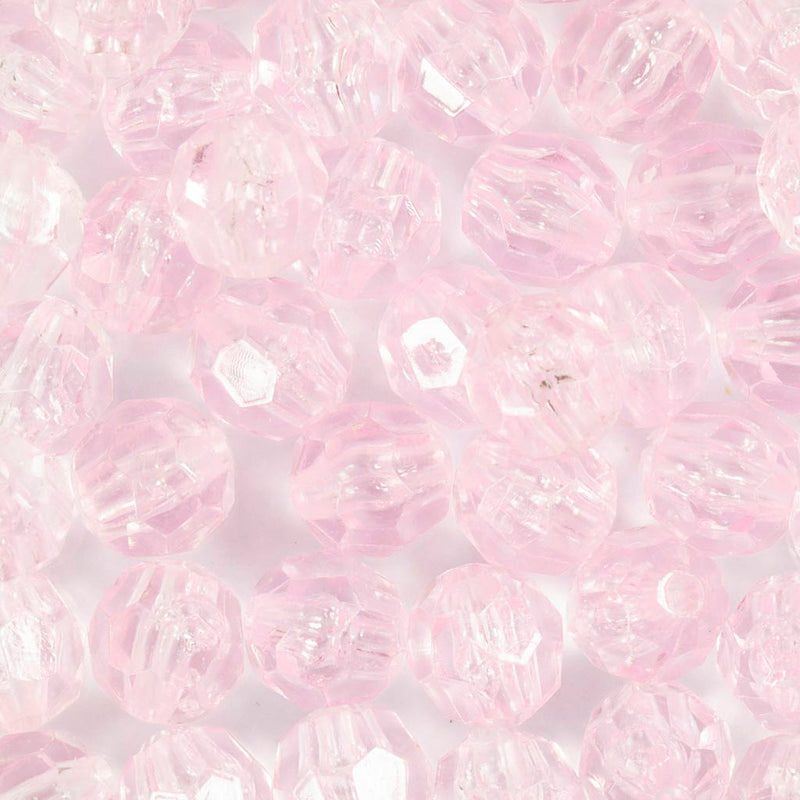 Afbeelding laden in galerijviewer, Https: www.cchobby.nl facet-glaskralen-d-8-mm-gatgrootte-1-mm-roze-100-gr-1-doos