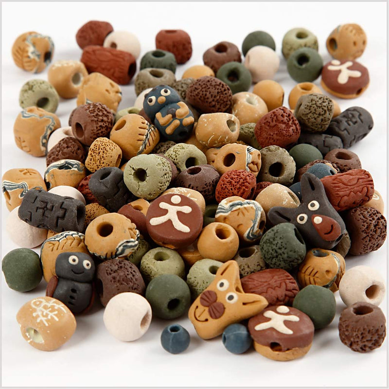 Afbeelding laden in galerijviewer, Https: www.cchobby.nl keramiek-kralen-afm-7-18-mm-gatgrootte-2-4-mm-diverse-kleuren-300-gr-1-doos