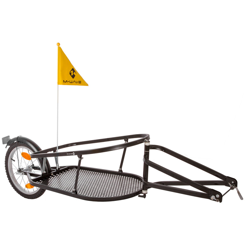 Load image into Gallery viewer, M-wave stalwart single 40 single track luggage bicycle trailer