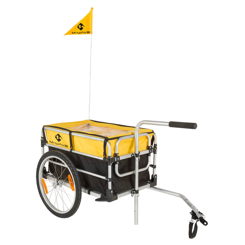 Load image into Gallery viewer, M-wave stalwart carry fold 1 luggage bicycle trailer