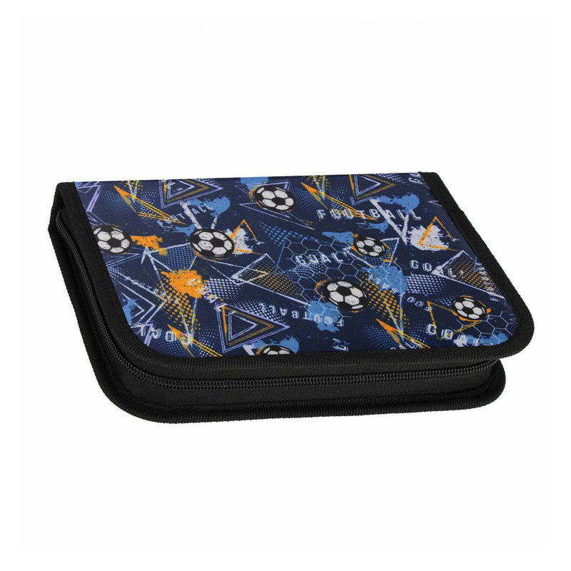 Load image into Gallery viewer, Etui met accessoires voetbal blauw, 25dlg.