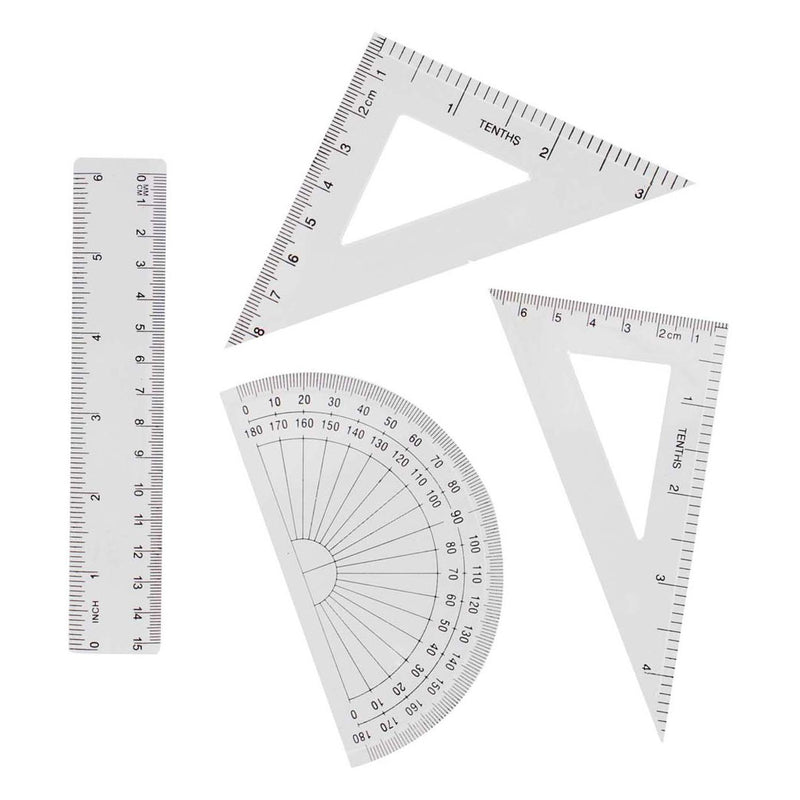 Afbeelding laden in galerijviewer, Geometrie set 15cm, 4dlg.