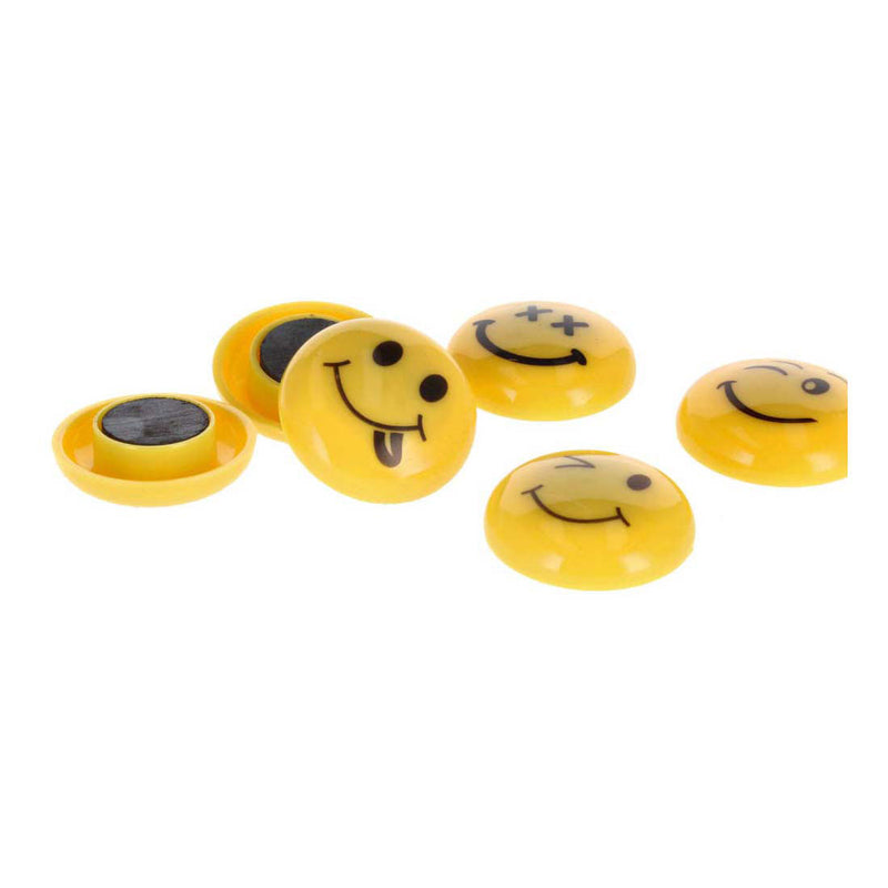 Afbeelding laden in galerijviewer, Magneet mix emoticons 30mm, 6st.