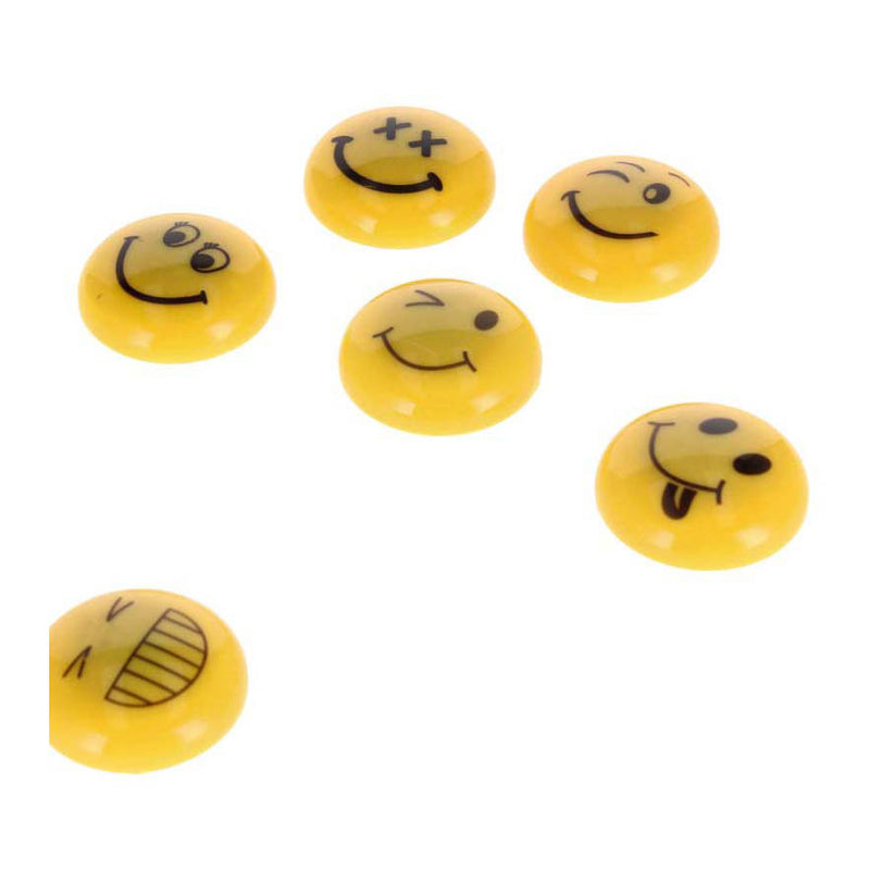 Afbeelding laden in galerijviewer, Magneet mix emoticons 30mm, 6st.
