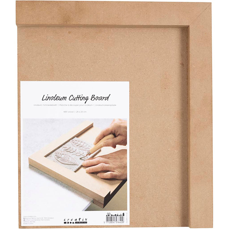 Load image into Gallery viewer, Creativ company houten linoleumhouder rechtshandig, 29x25cm