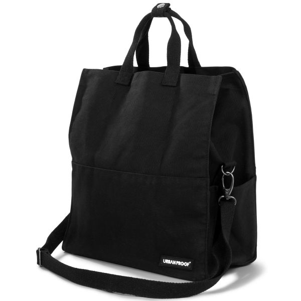 Load image into Gallery viewer, Dutchperfect urbanproof draagtas city tote recycled 22l zwart