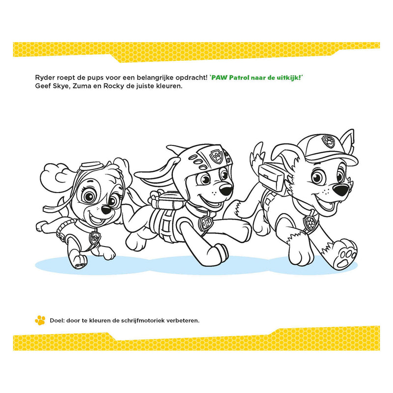 Load image into Gallery viewer, Paw patrol - kleurboek - eerste schrijfspelletjes - 3-4 jaar