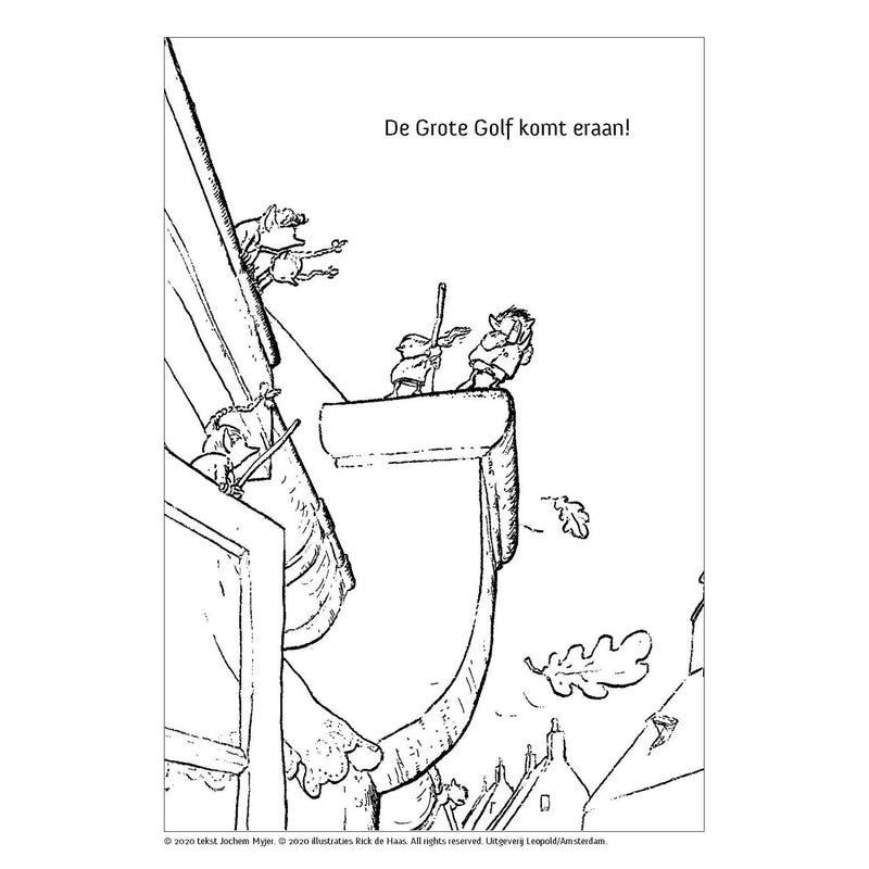 Load image into Gallery viewer, De gorgels gorgels - kleurboek van bobba belia