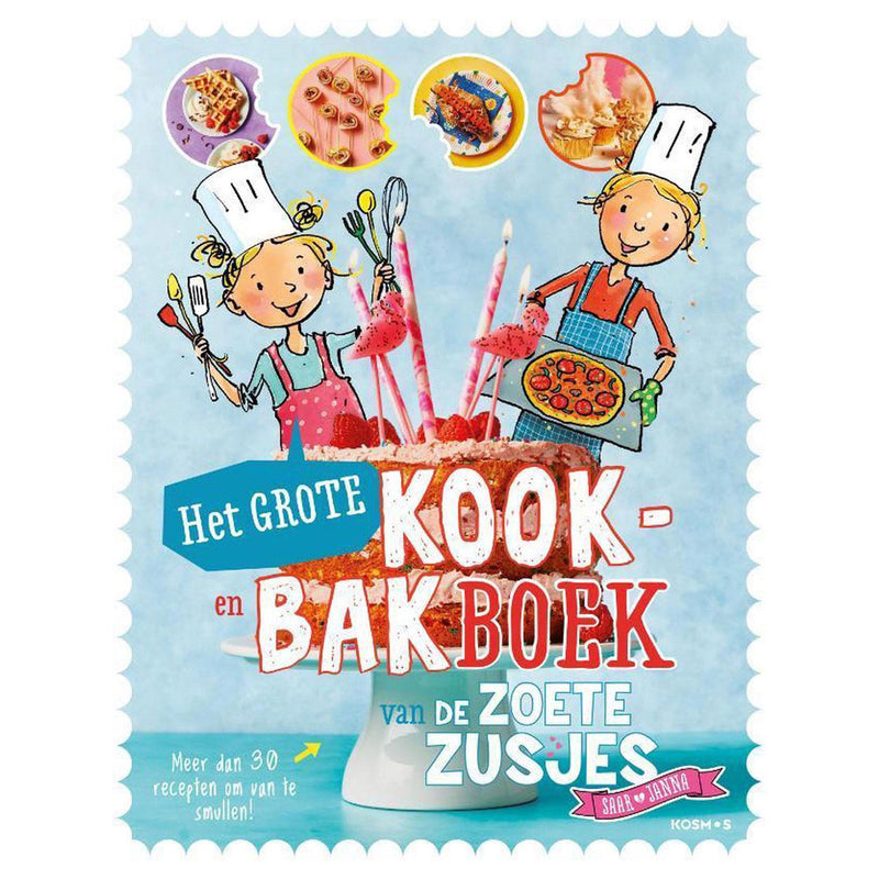 Load image into Gallery viewer, Centraal boekhuis het grote kook- en bakboek van de zoete zusjes