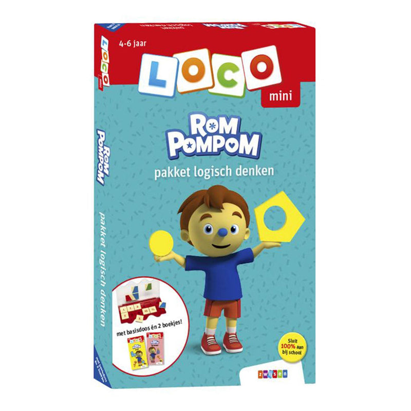 Load image into Gallery viewer, Wpg uitgevers mini loco rompompom pakket logisch nadenken (4-6 jaar)