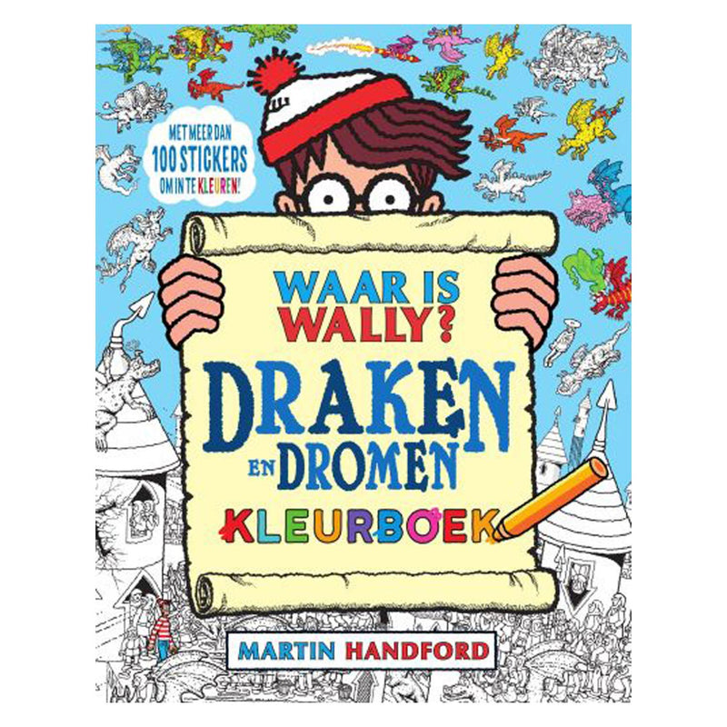 Load image into Gallery viewer, Wpg uitgevers waar is wally? draken en dromen kleurboek