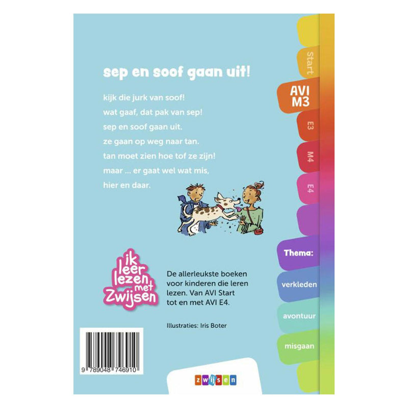 Load image into Gallery viewer, Wpg uitgevers zwijsen boek avi m3 sep en soof gaan uit