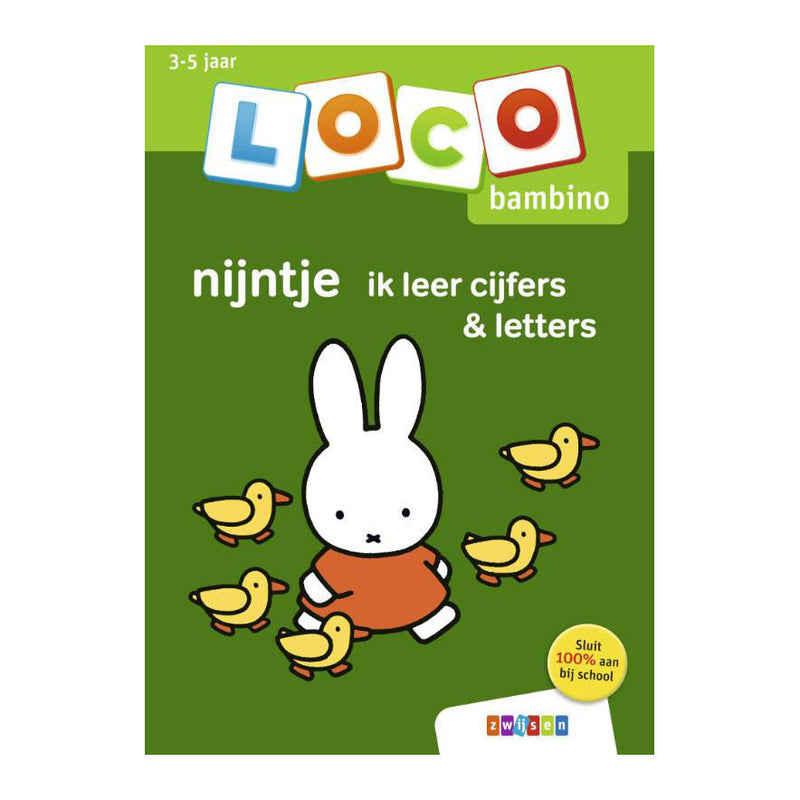 Load image into Gallery viewer, Wpg uitgevers loco bambino nijntje ik leer cijfers letters