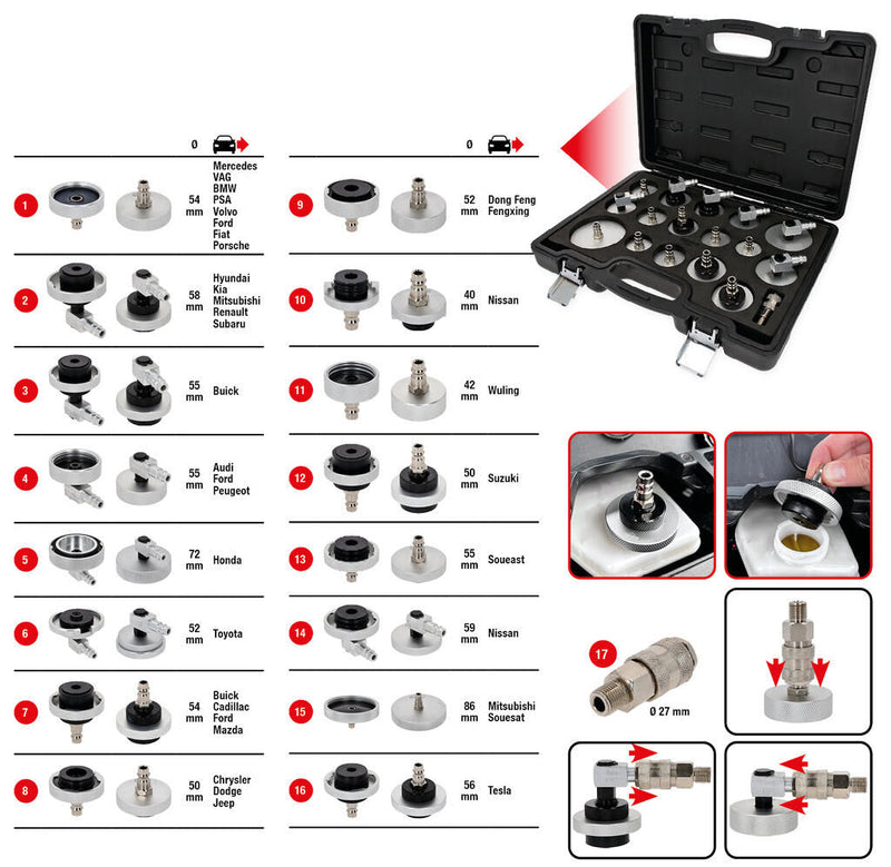 Load image into Gallery viewer, Ks tools adapterset discharge nozzle adapter ks-tools, universal