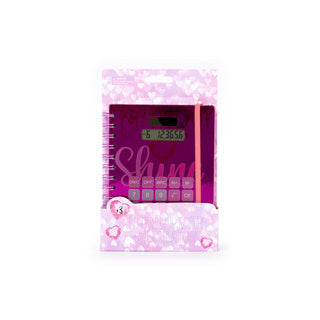 Load image into Gallery viewer, Dream pop dream big spiral notebook met calculator | 2 stuks