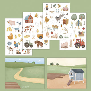 Load image into Gallery viewer, Little dutch raamstickers boerderij | 6 stuks